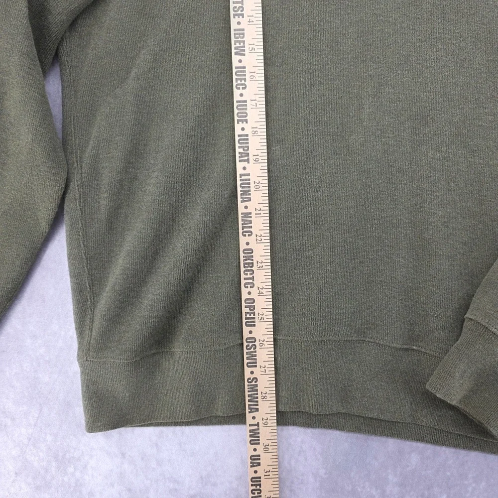 Polo Ralph Lauren Mens XL Shawl Collar Cotton Sweater Olive Green Blue Pony Logo